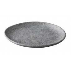 Pebble Grey | Bord Organisch | Ø 22.8 cm Pebble Grey Melamine