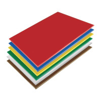 Hygiplas LDPE snijplanken set 600x450x10mm per 6 