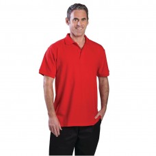 Poloshirt rood - Maat M Poloshirt Heren