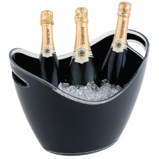 Champagne bowl zwart groot Wijn- Champagnekoelers