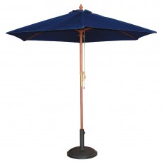 Bolero ronde donkerblauwe parasol 3mtr Parasols