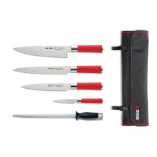 Dick Red Spirit 5-delige messenset met foudraal 