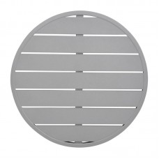 Bolero aluminium tafelblad rond lichtgrijs 580mm