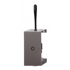 Qbic Toiletborstelhouder RVS Wandmontage Qbic-Line RVS Dispensers